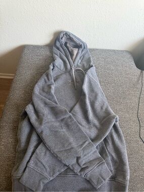 LG Men's Gray Hooded Sweatshirt